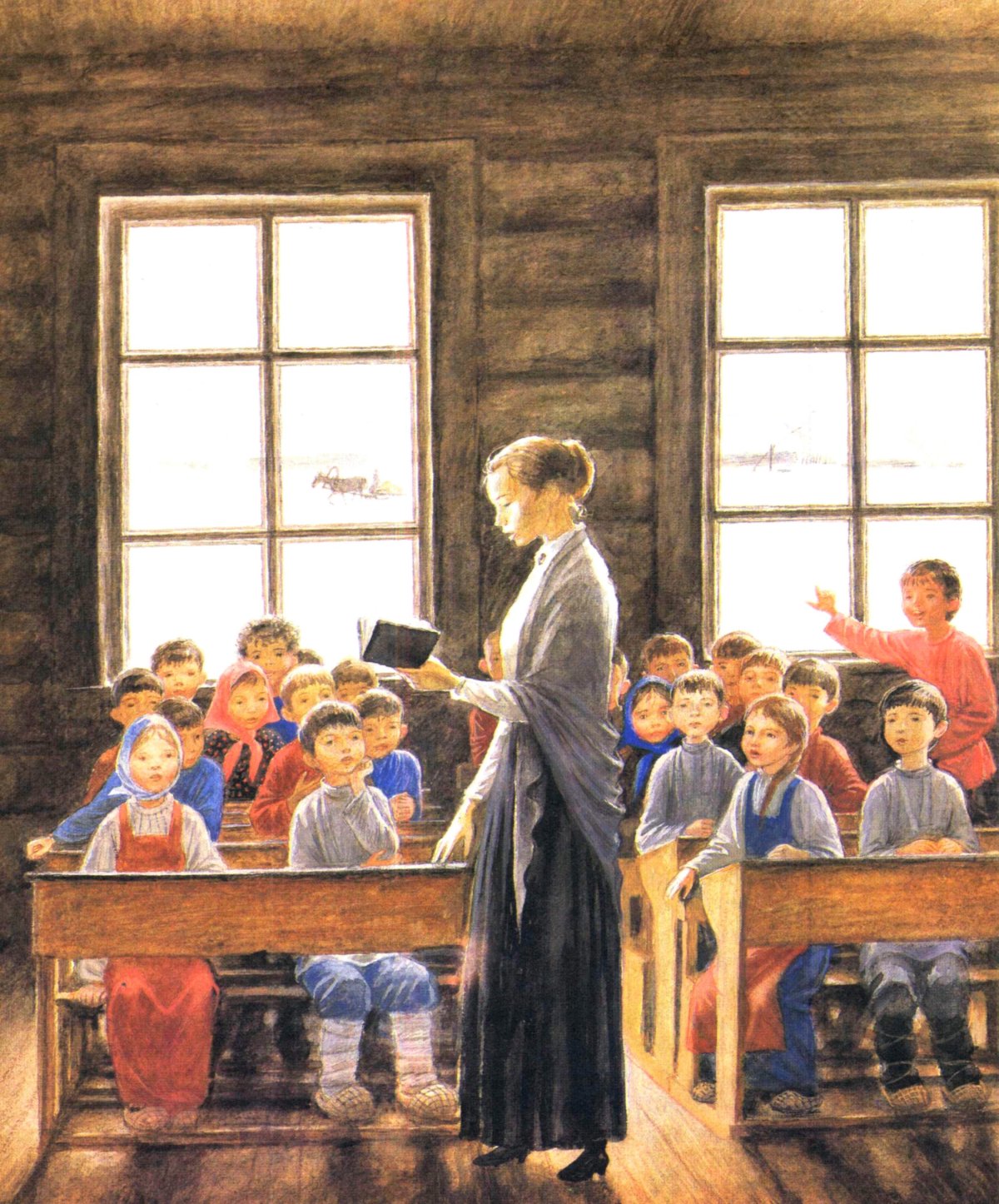 Школа в живописи