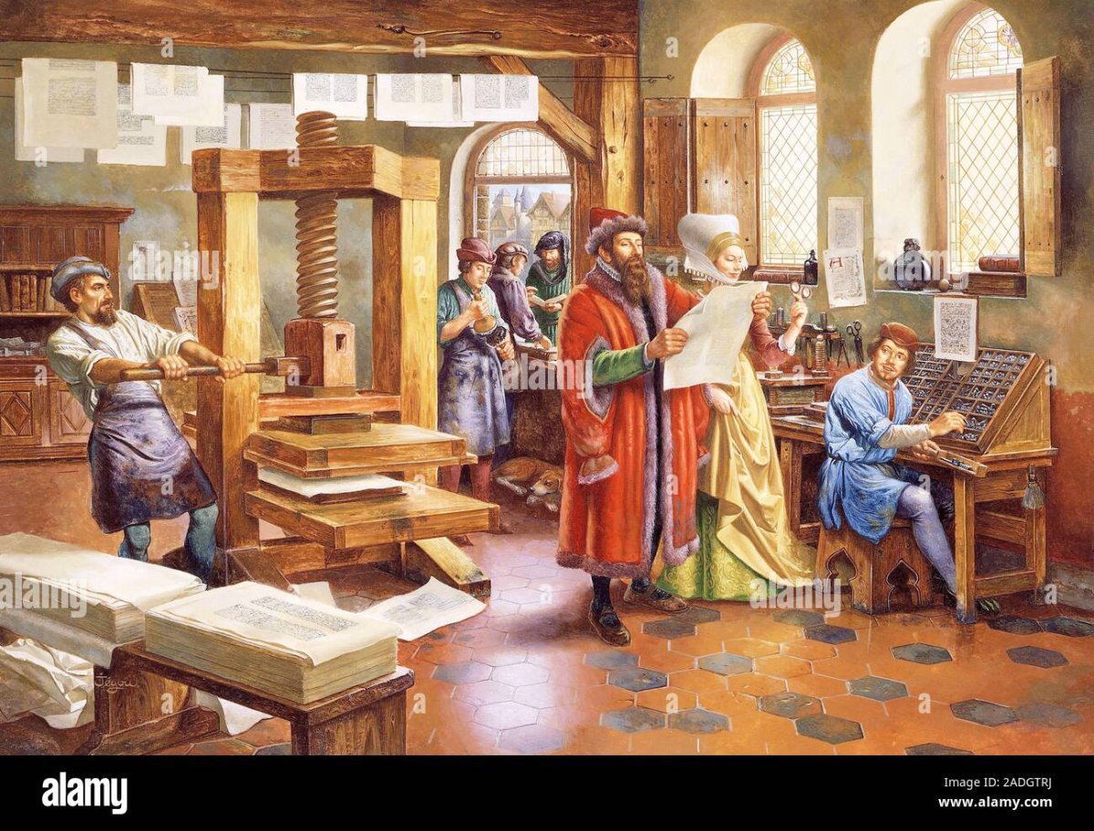 Гутенберг книгопечатание