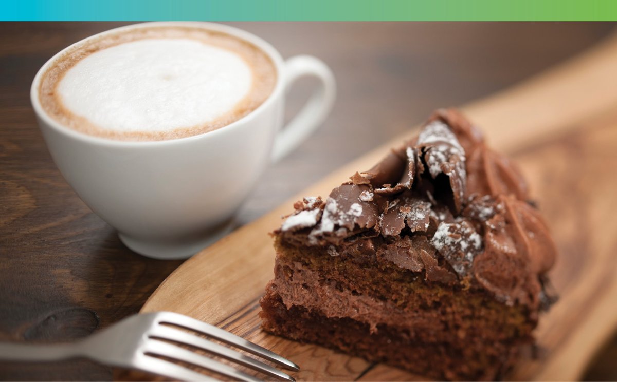 Кофе и пирожное