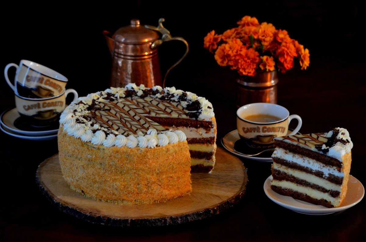 Чай с тортиком