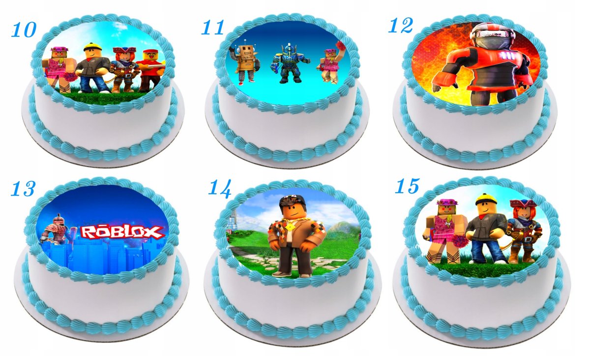 РОБЛОКС печать на торт