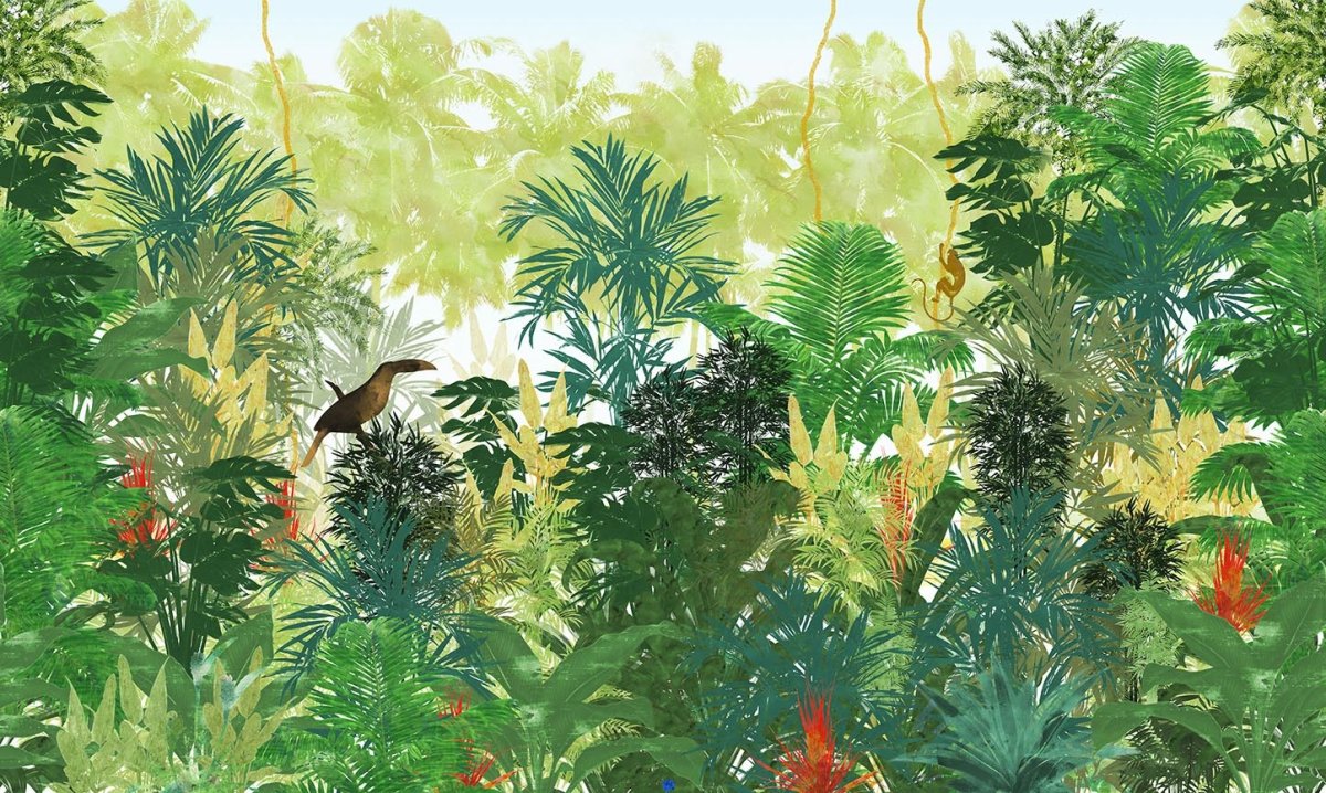 Тропический лес стилизация