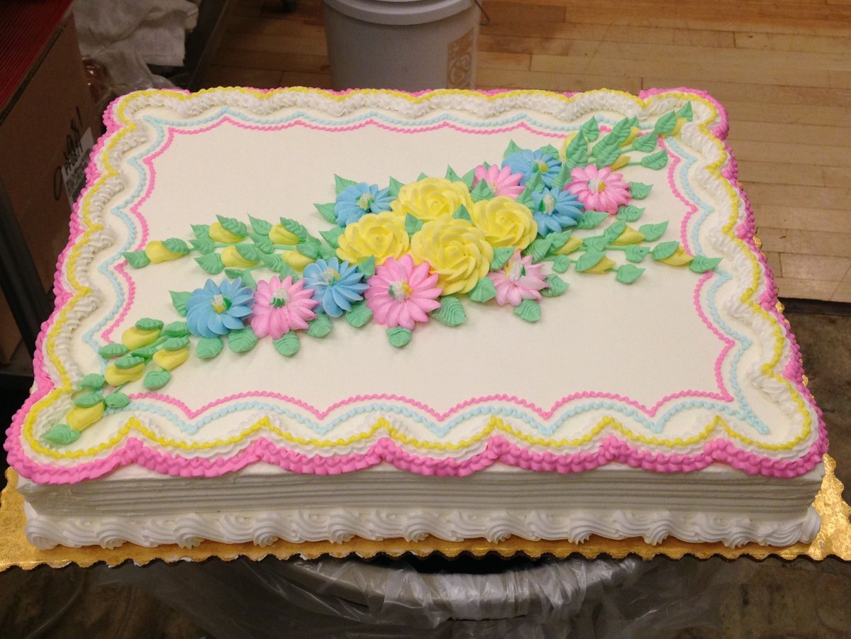 Торт квадратный детский