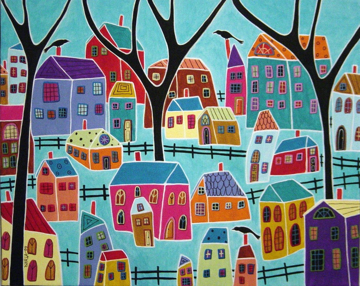 Наивная живопись Карлы Жерар