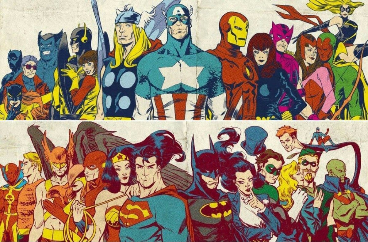 DC Comics и Марвел