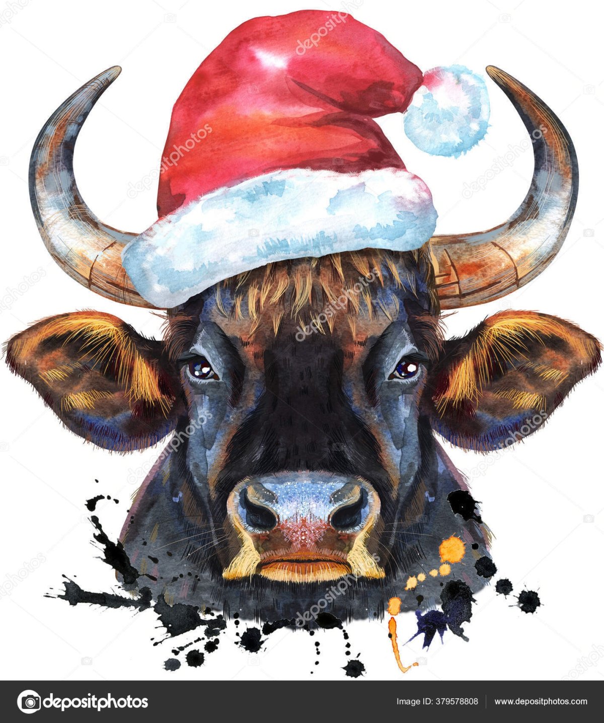 Новогодний бык