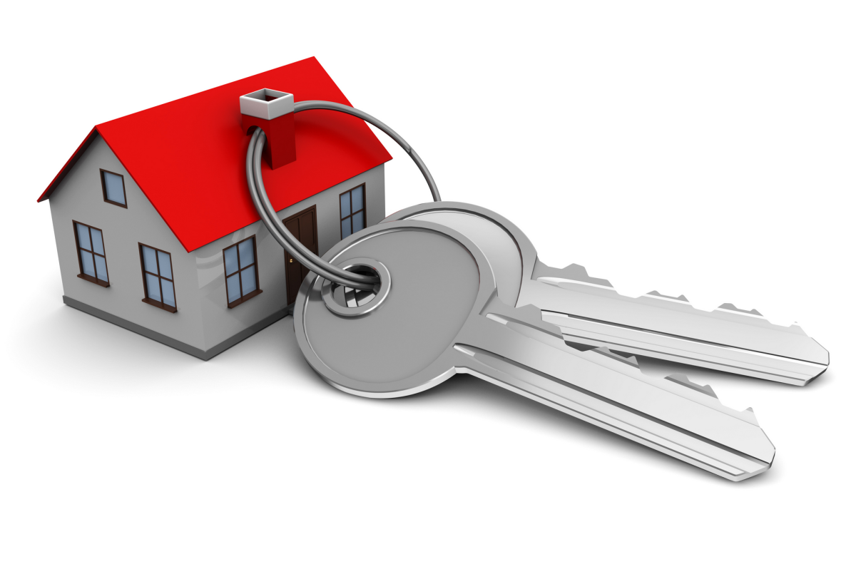 Ключ в виде домика