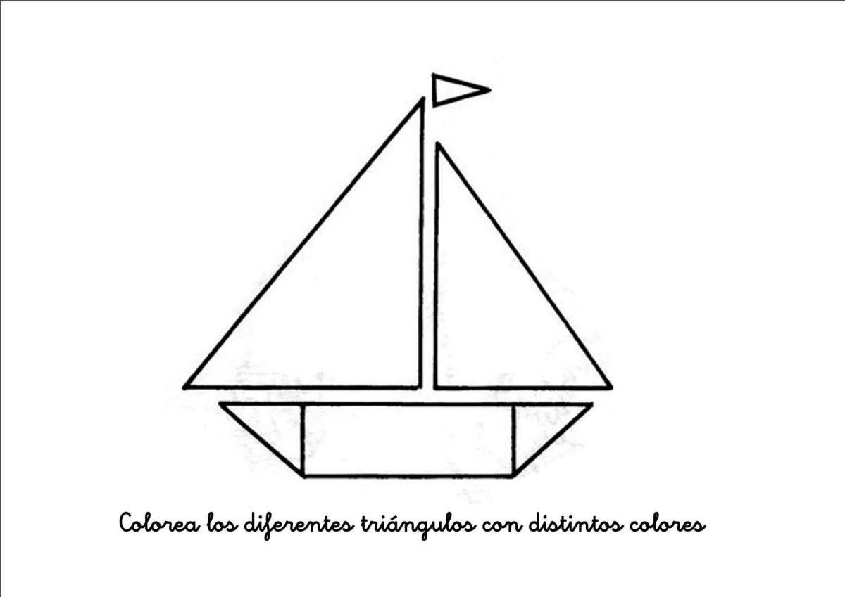 Фигуры из геометрических фигур дошкольникам