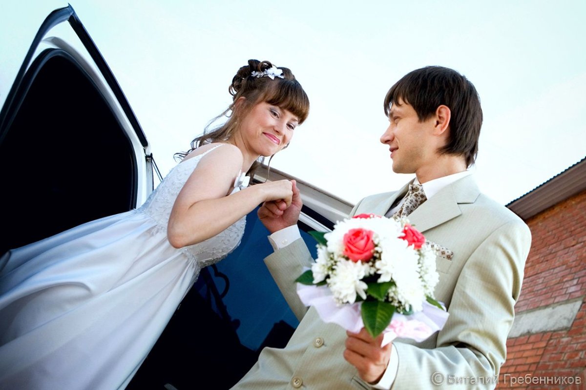 Влюбленная пара свадьба