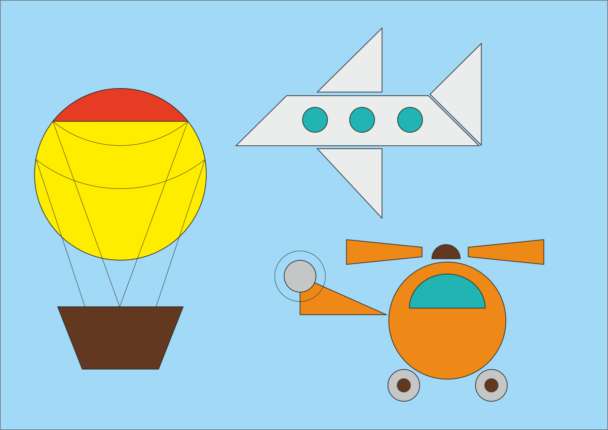 Танграм кораблик схемы для детей
