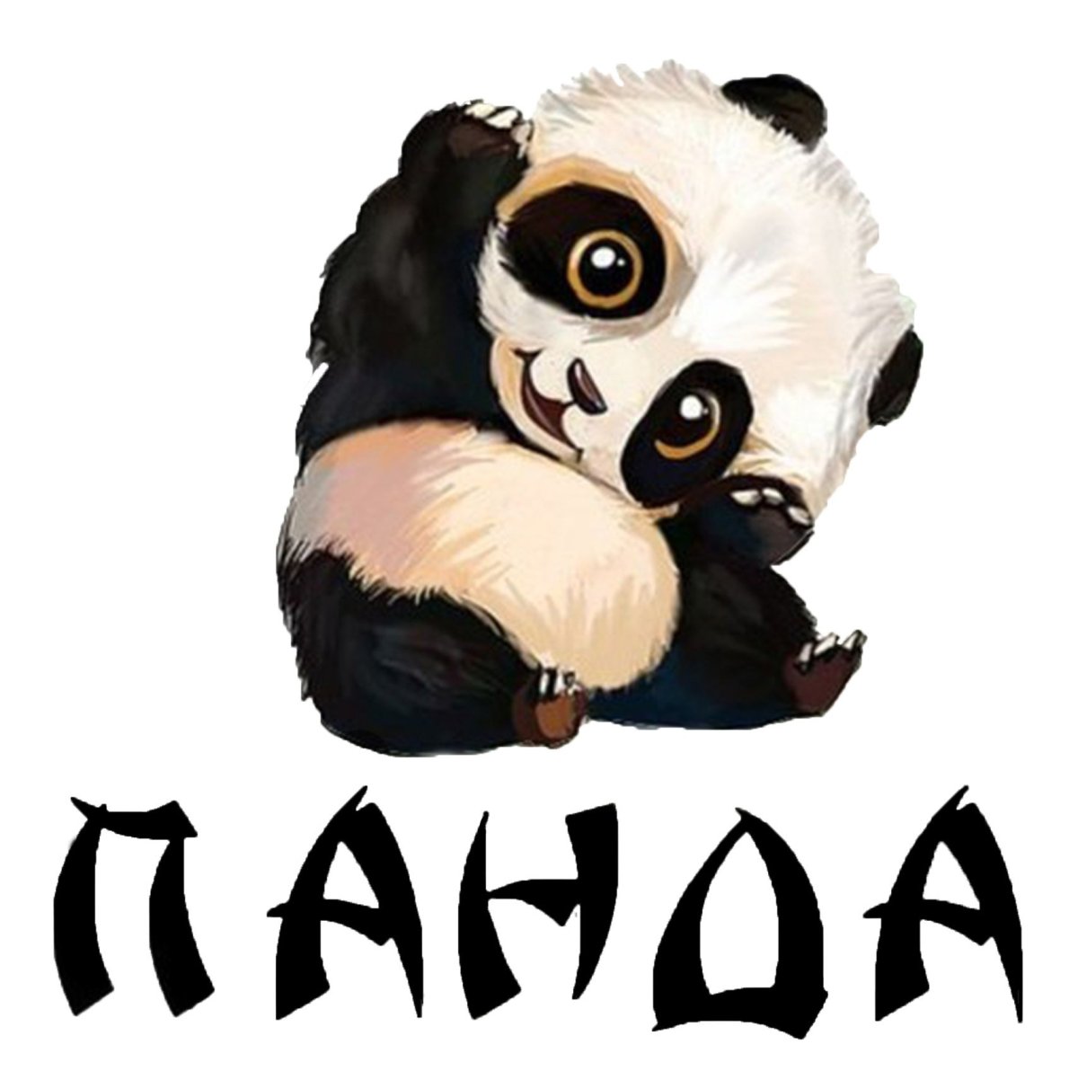 Девочка Панда и кот Барсик