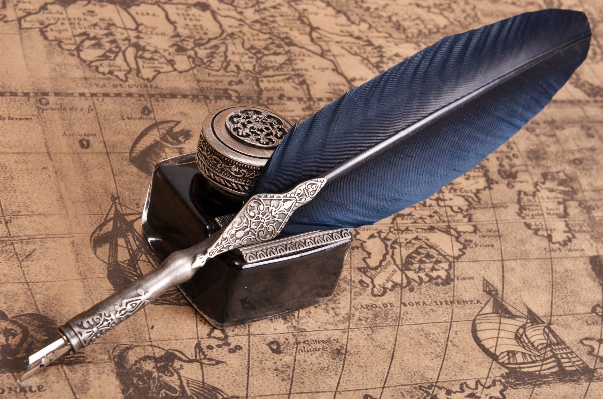 Перо старинное