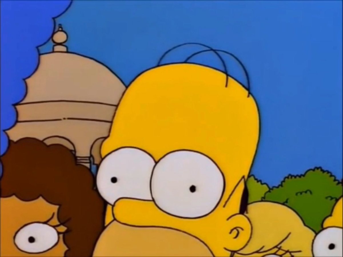 Симпсон с обезьяной в голове