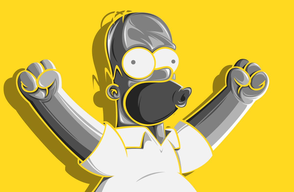 Обезьяна в очках мультяшная