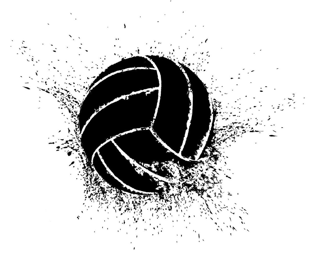 Силуэт волейболиста