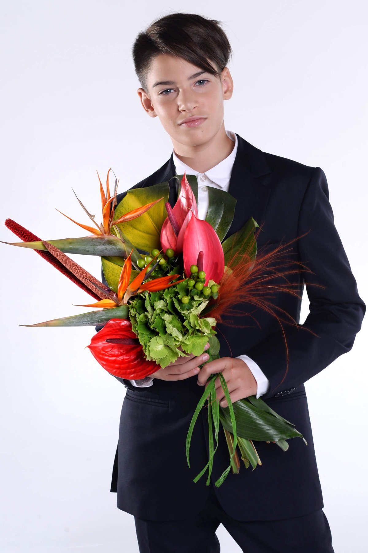 Букет в вазе для учителя