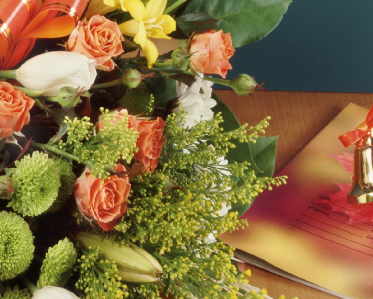 Букет на 1 сентября девочке