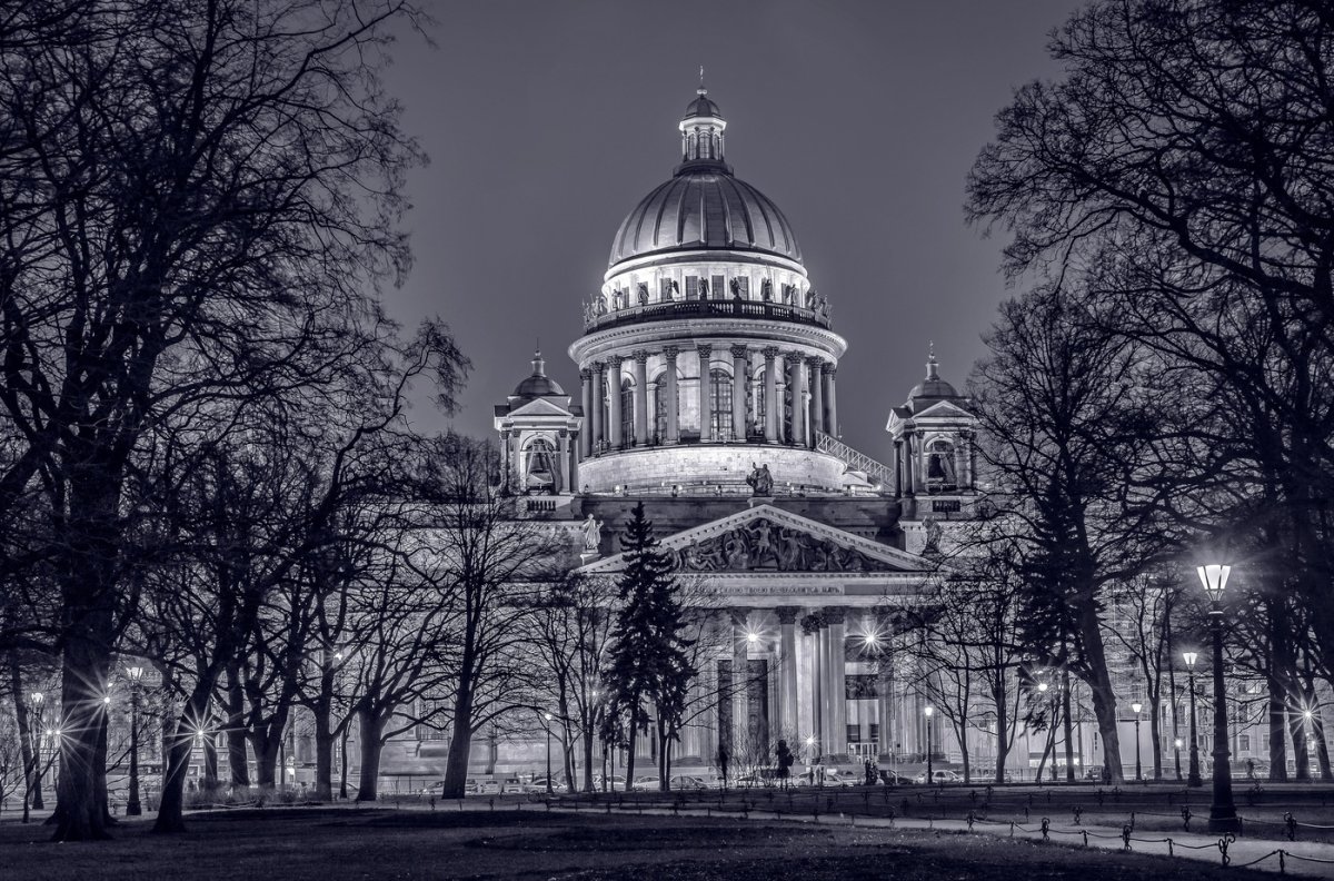 Исаакиевский собор чб