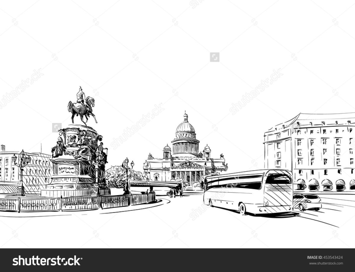 Белый мост в Санкт-Петербурге