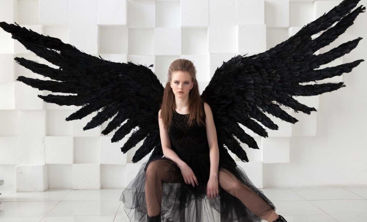 Огромные чёрные Крылья