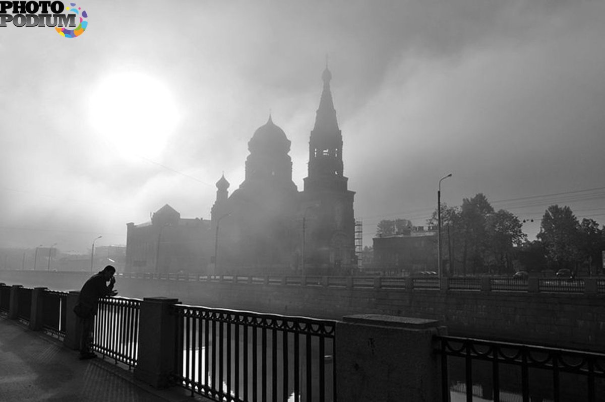 Казанский собор в Санкт-Петербурге чб