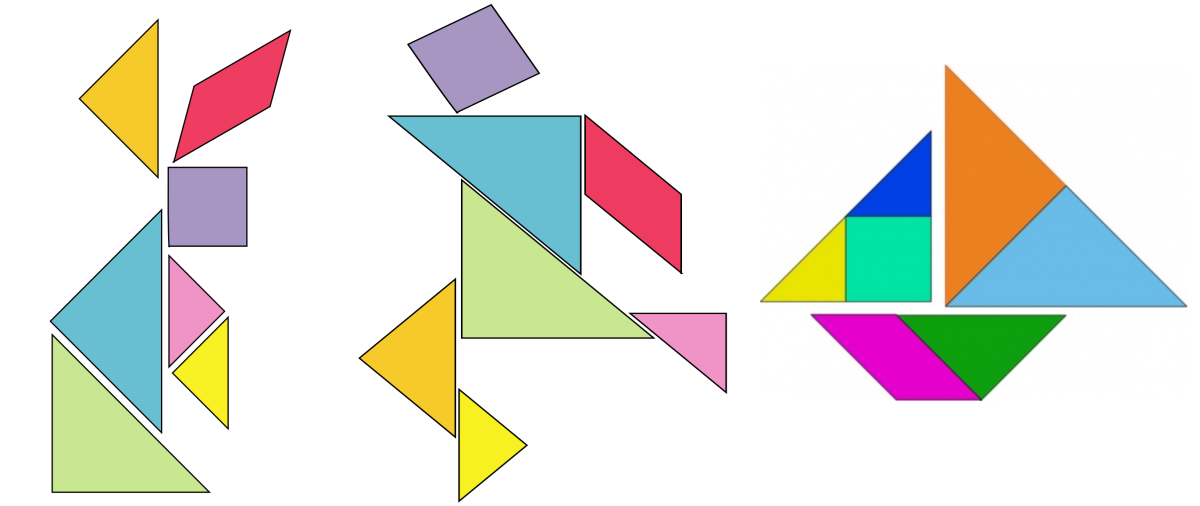 Аппликация из геометрических фигур