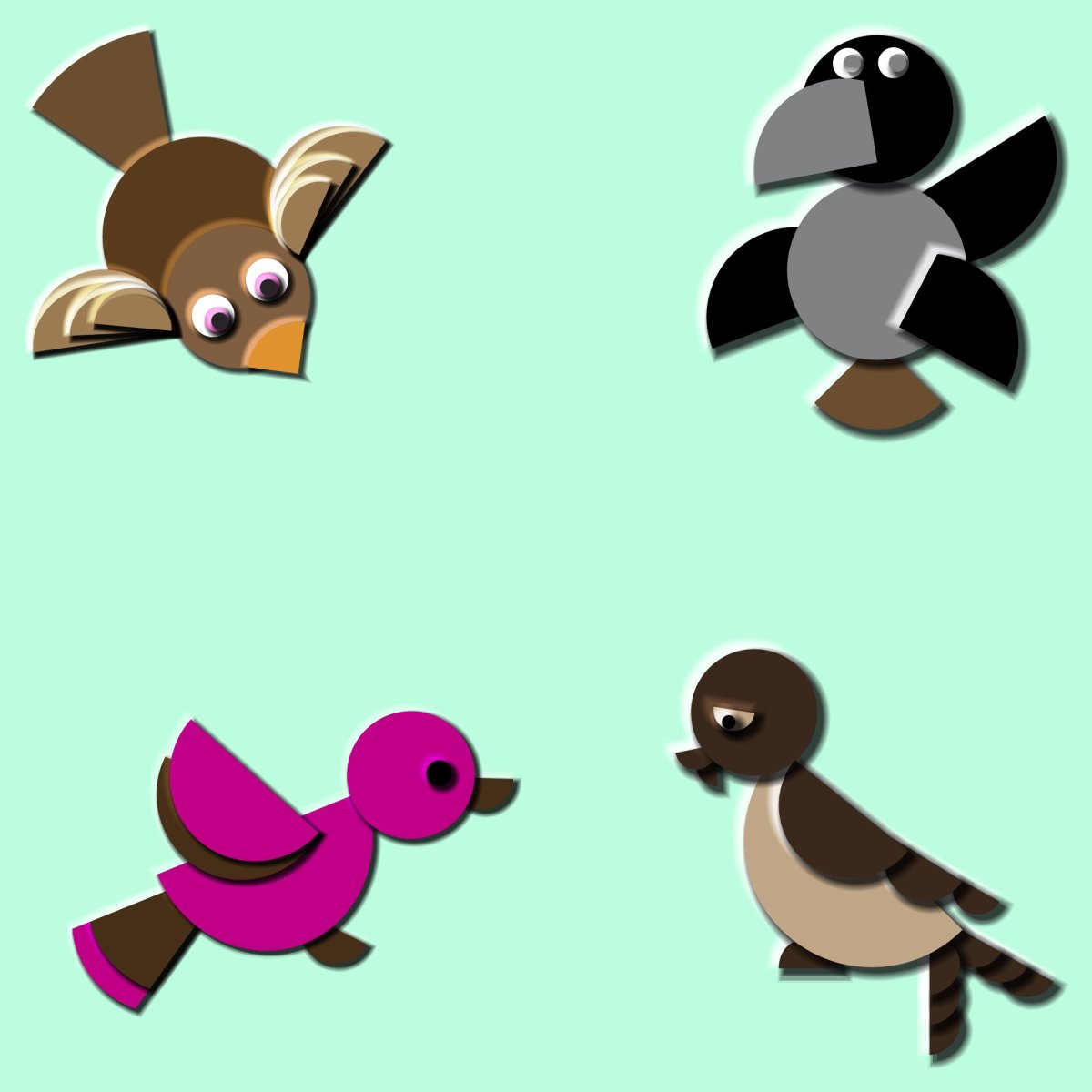 Танграм вектор