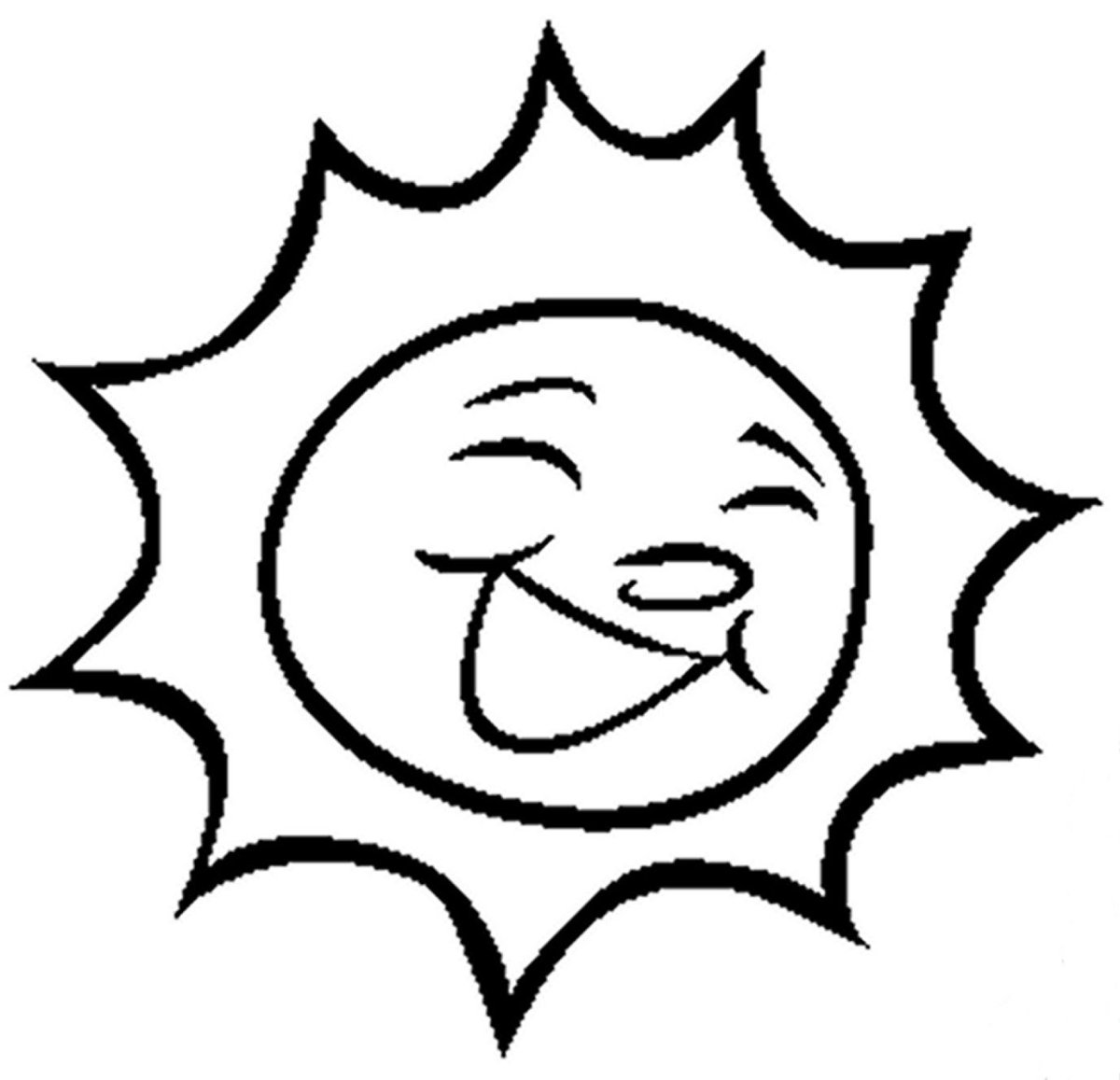 Право ребенка раскраска солнышко