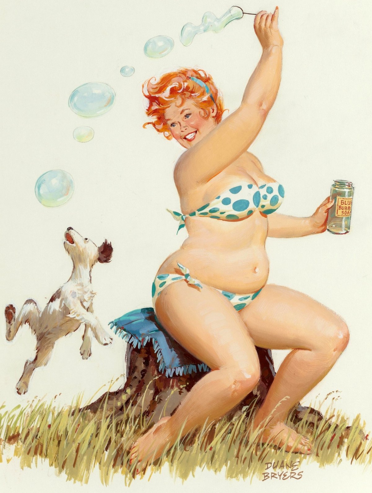 Дуэйн Брайерс толстушка Хильда картины