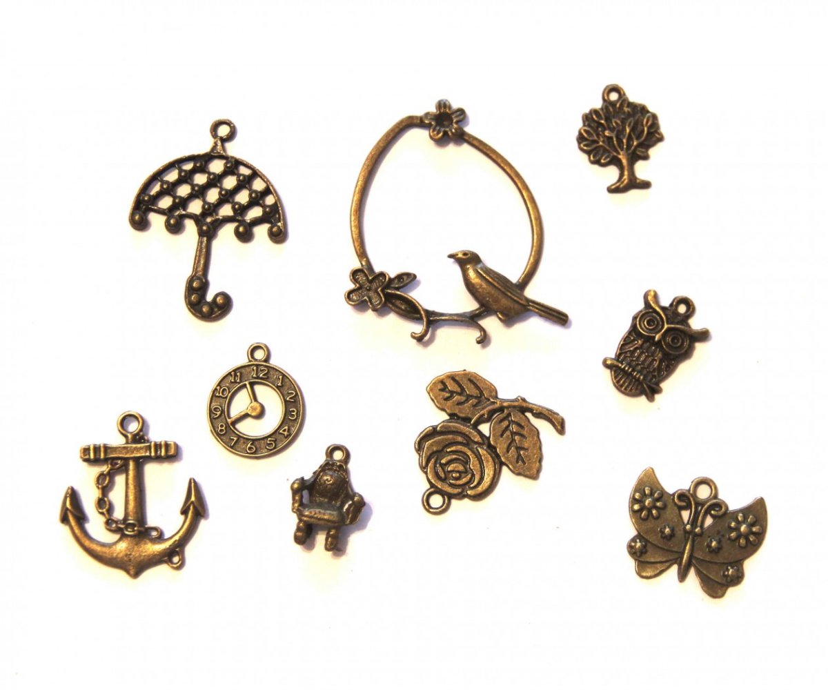 Металлические украшения для декора