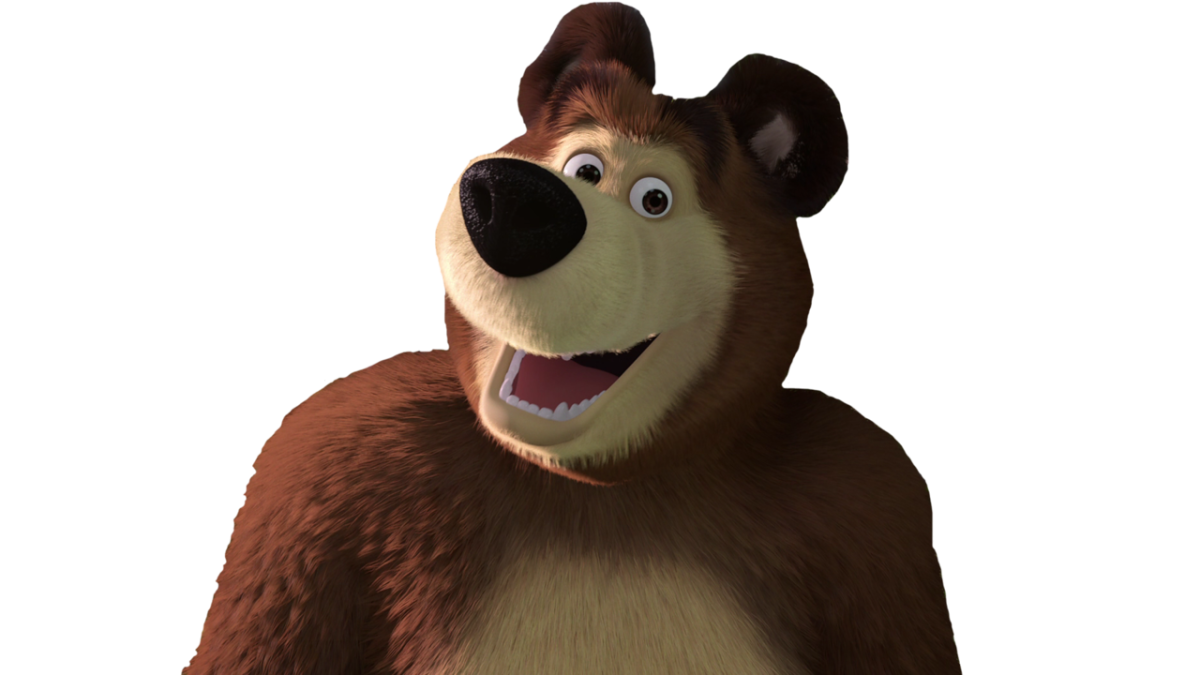 Миша с мультика Маша и медведь