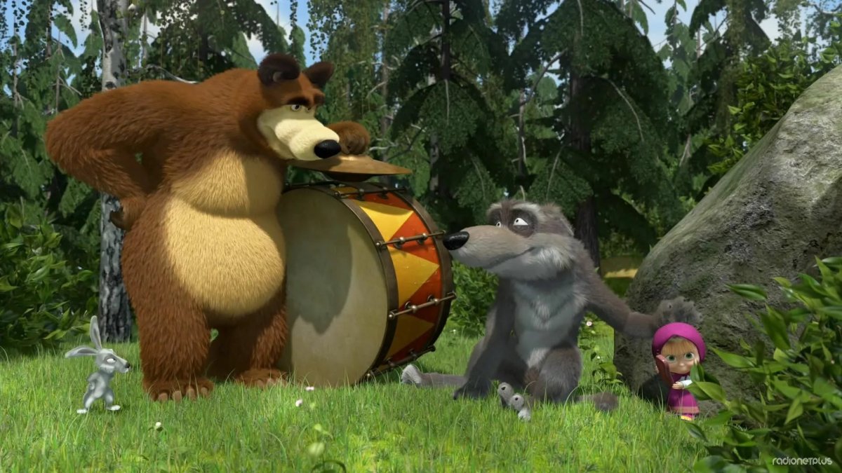 Тантамареска Маша и медведь