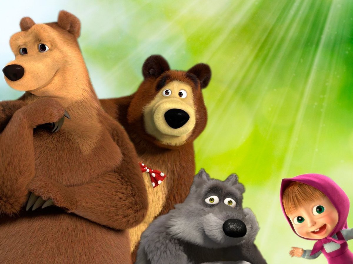 Медведеха из мультика Маша и медведь