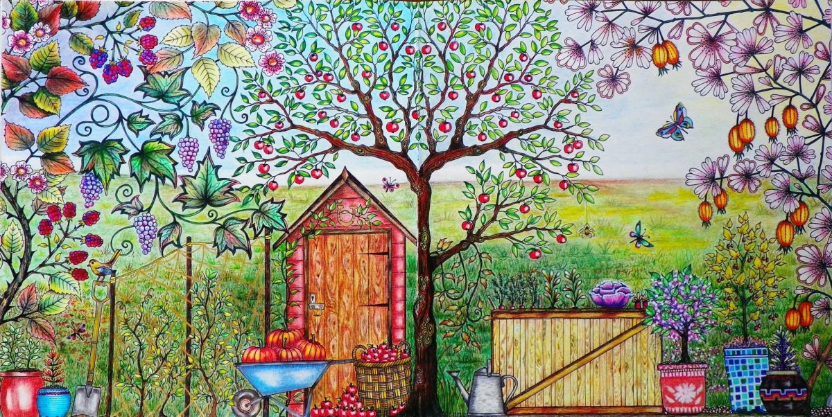 Рисование Волшебный сад