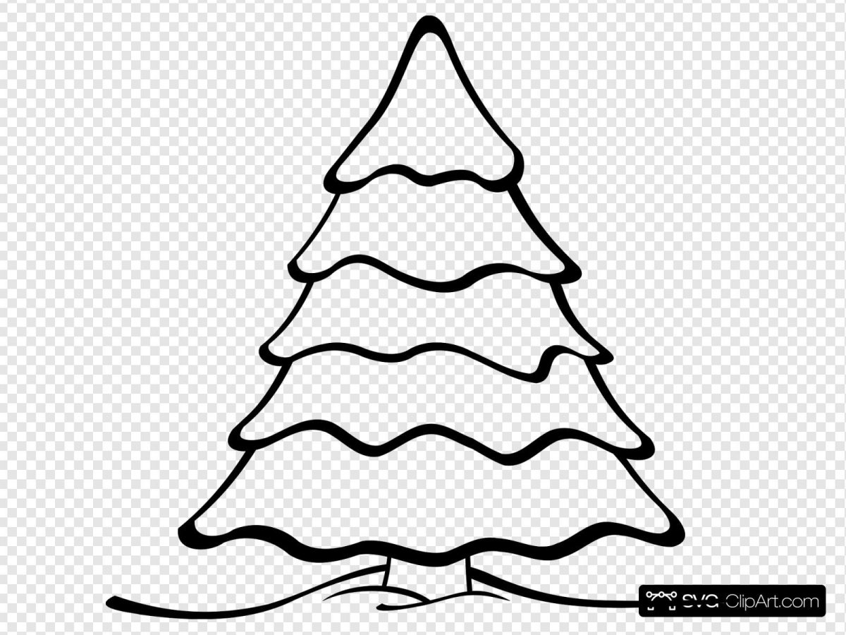 Технология эскиз елки