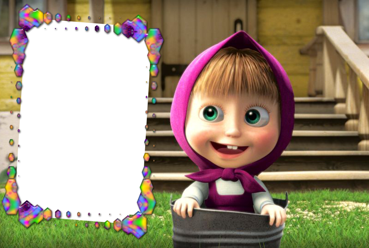 Рамка Маша и медведь