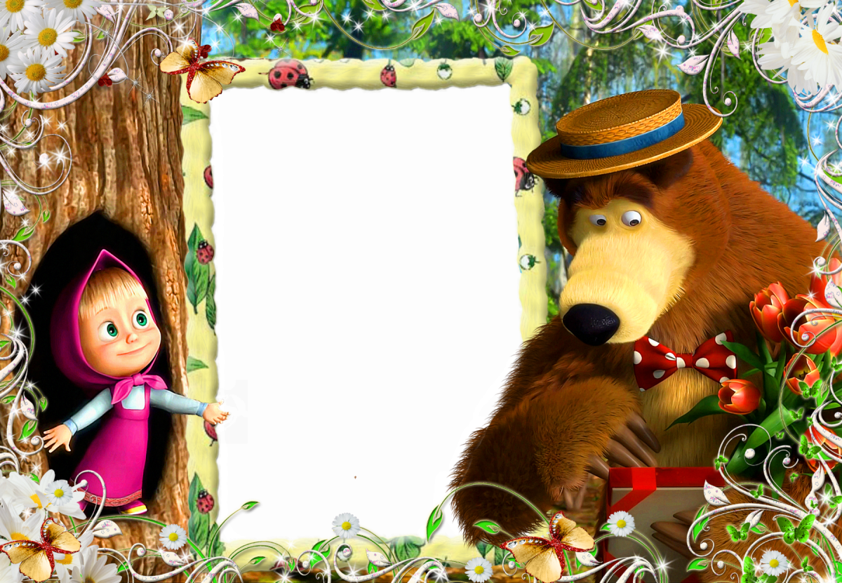 Фоторамка Маша и медведь