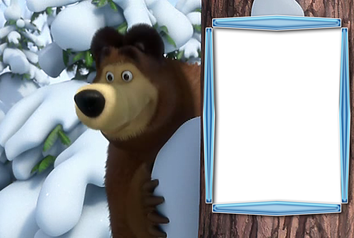 Рамки детские Маша и медведь