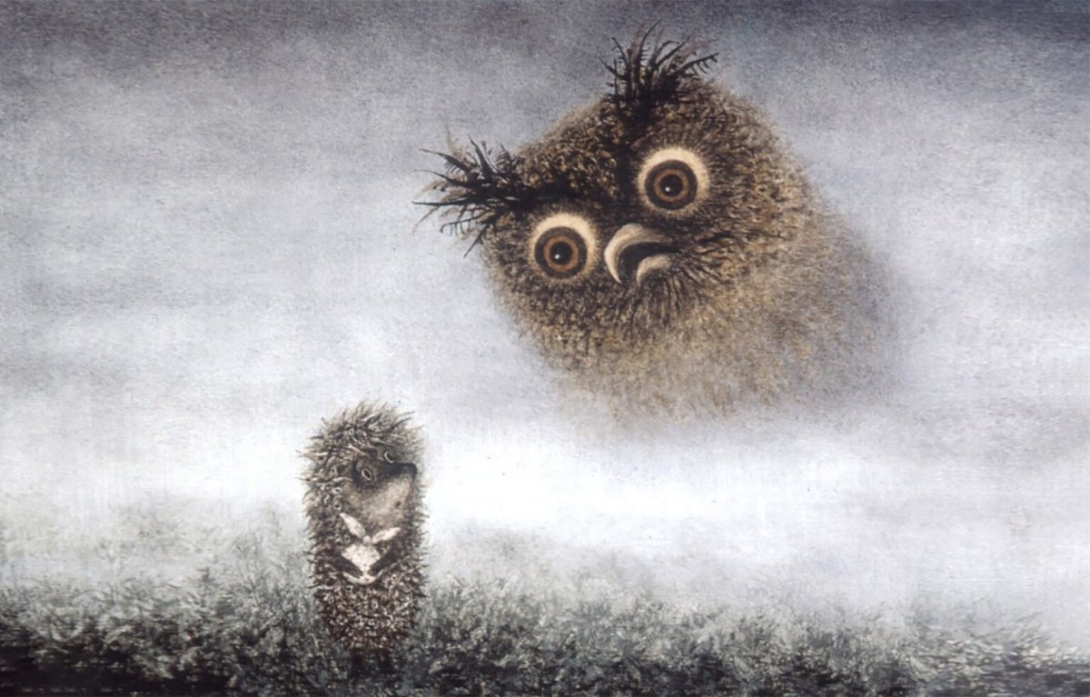 Ежик в тумане со свечкой