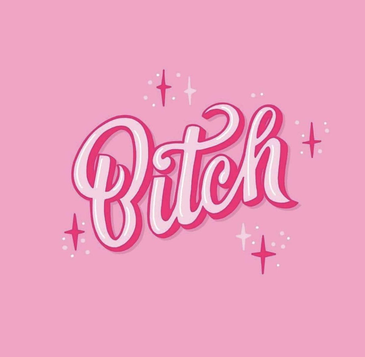 Розовая надпись