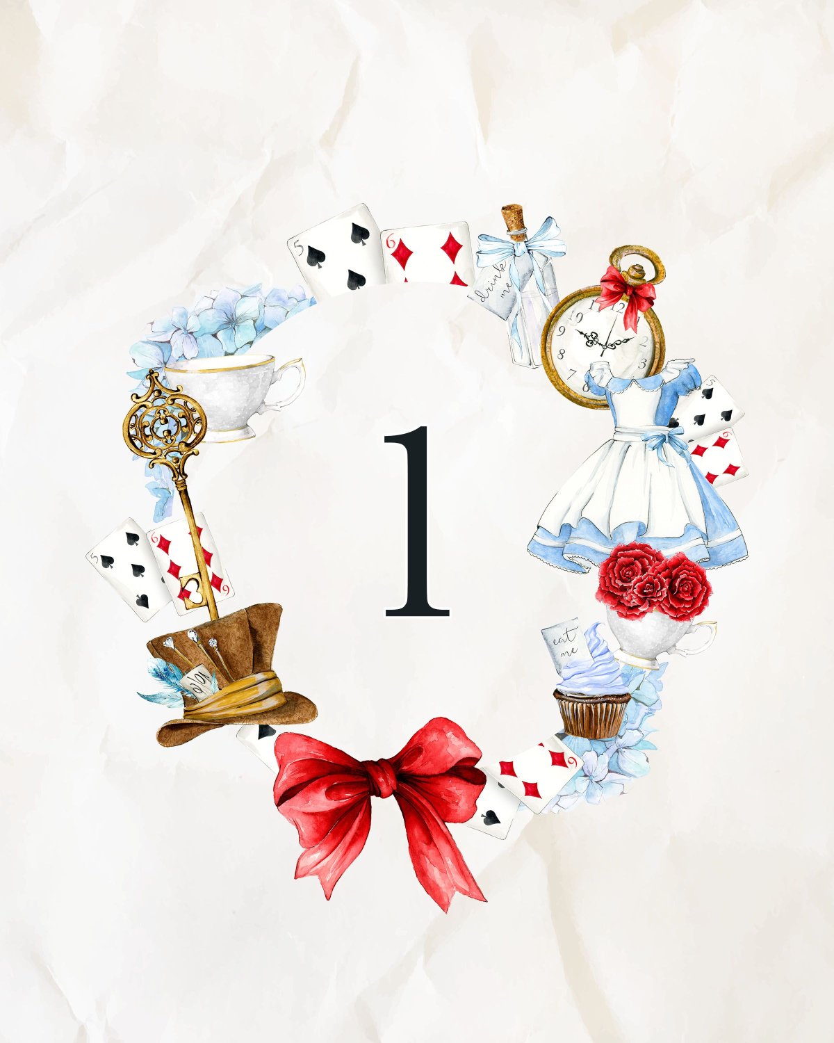 Алиса в стране чудес надпись