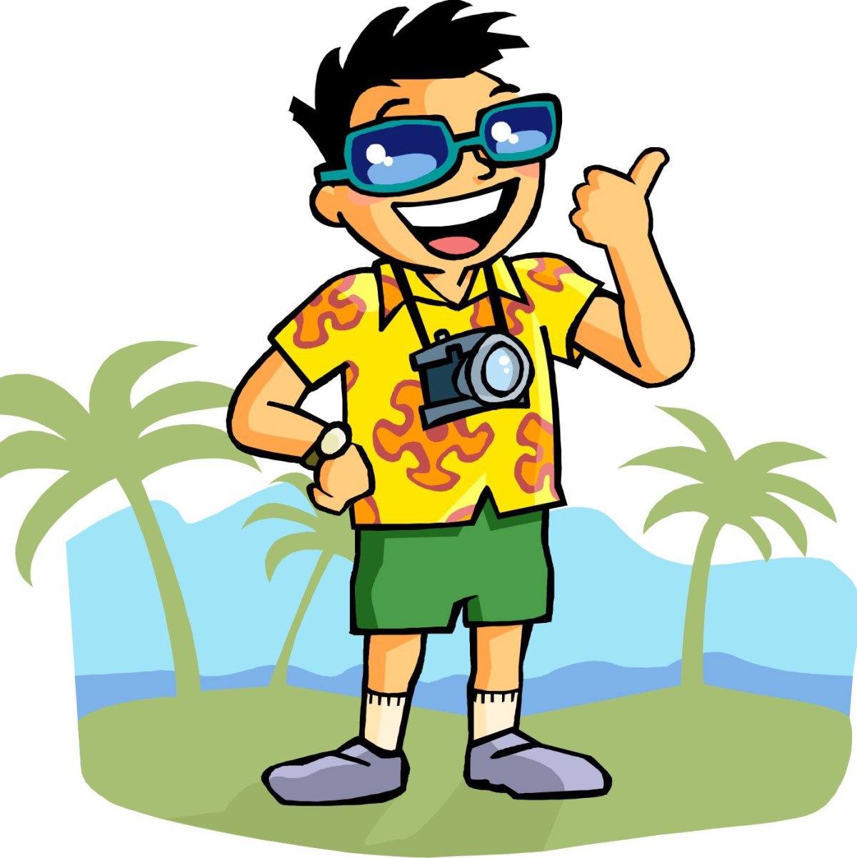 Идеальный турист рисунок