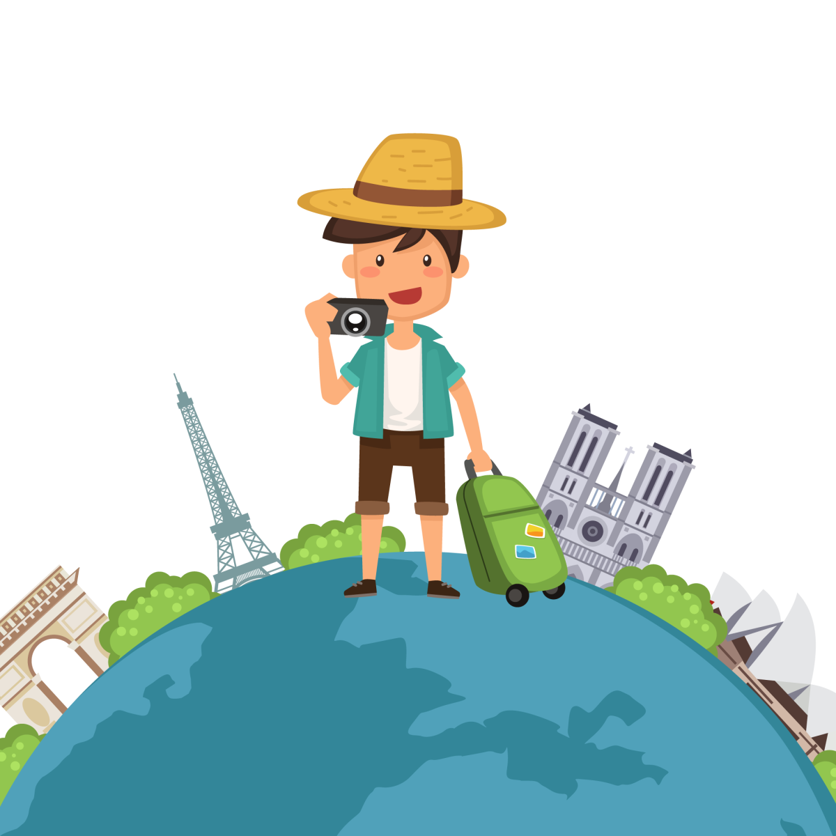 Туризм иллюстрация
