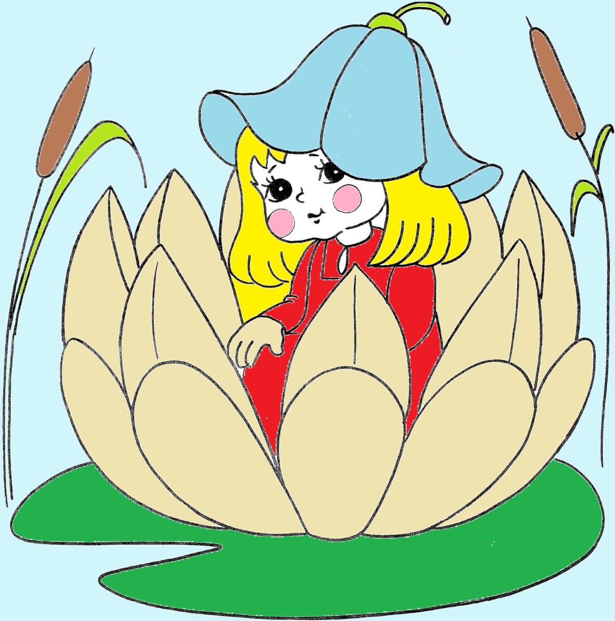 Дюймовочка картинки