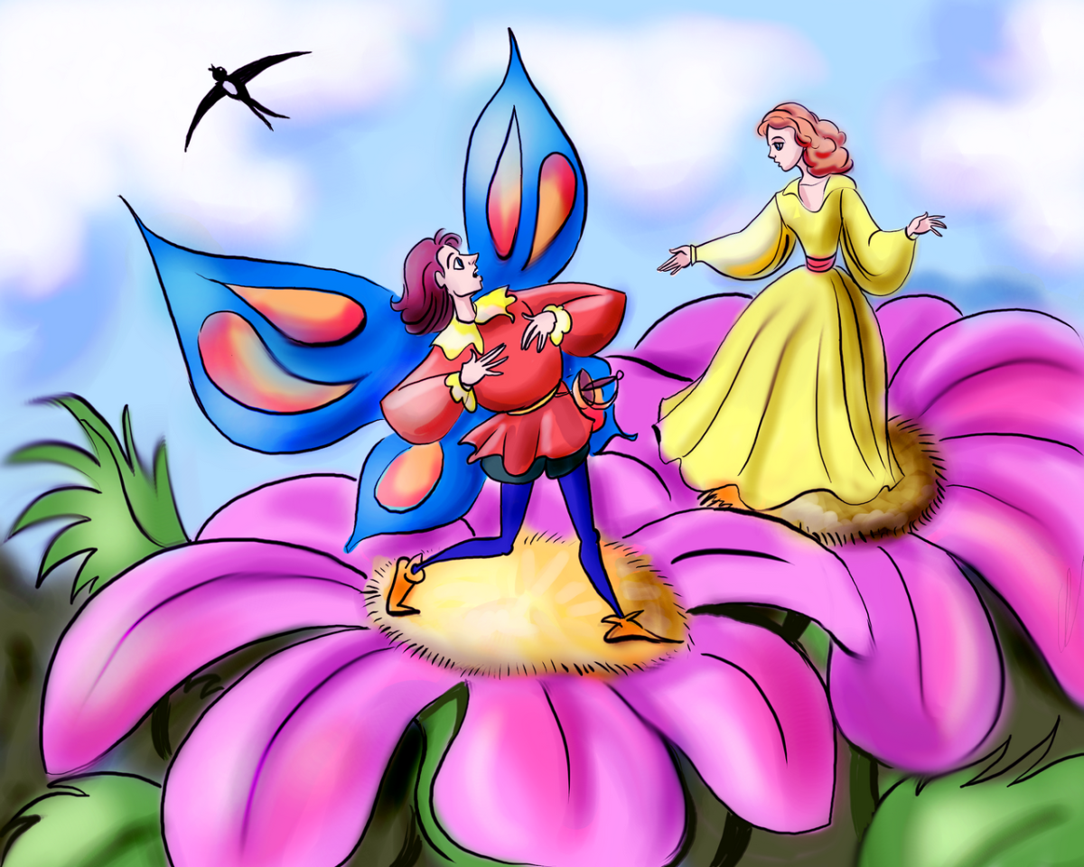 Дюймовочка для детей