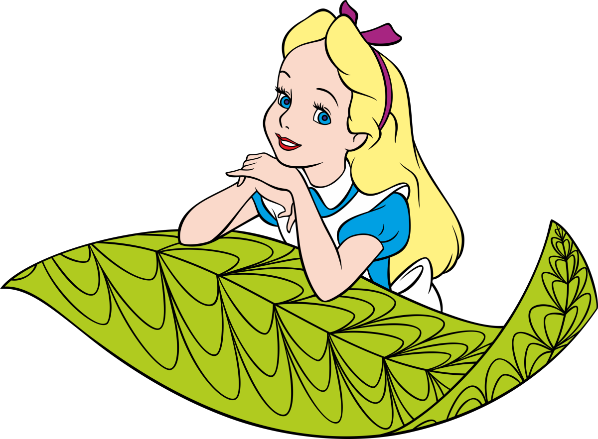 Дюймовочка на прозрачном фоне