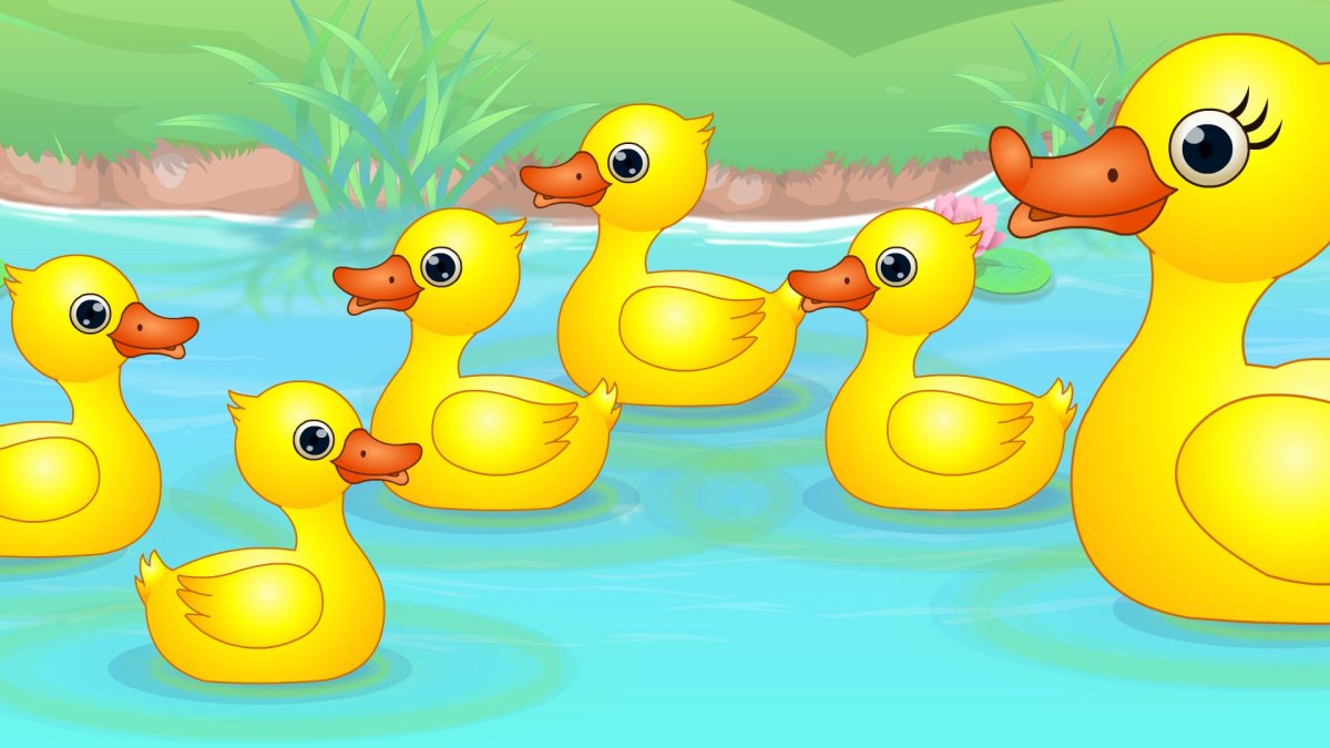 Утенок рисунок