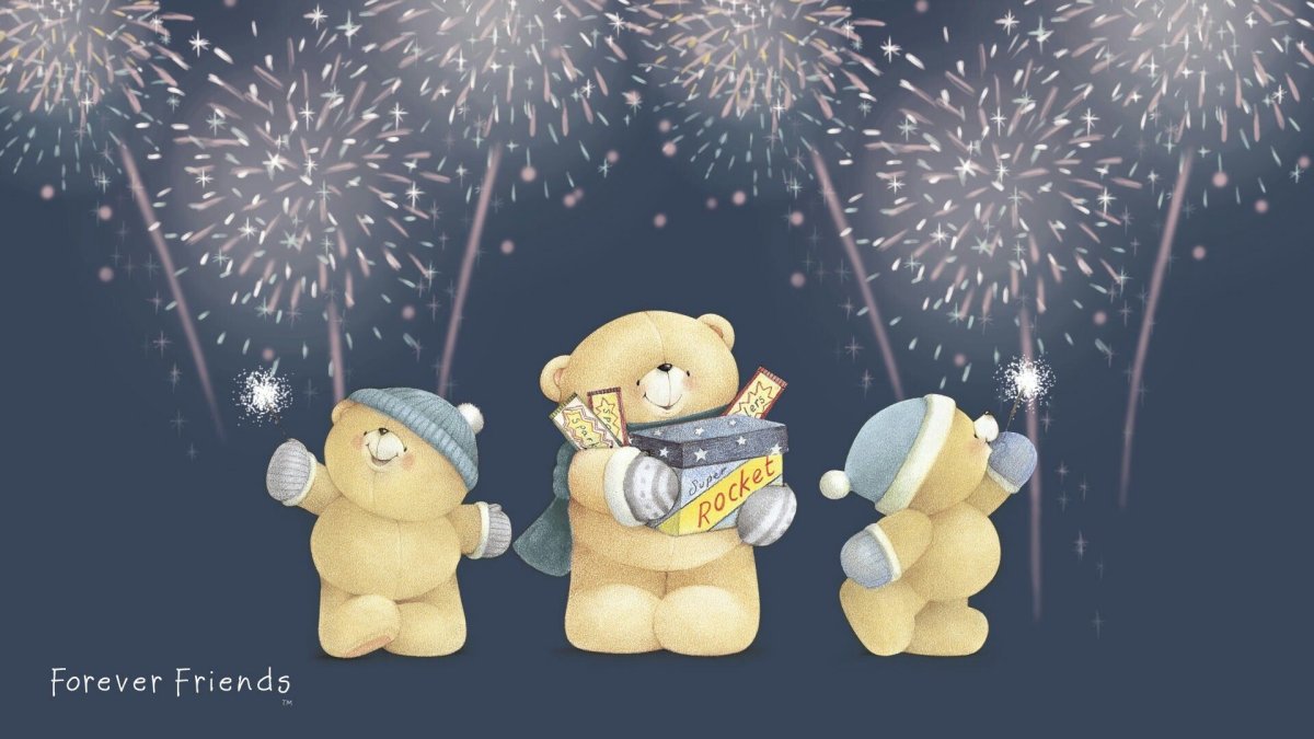 Новогодние мишки