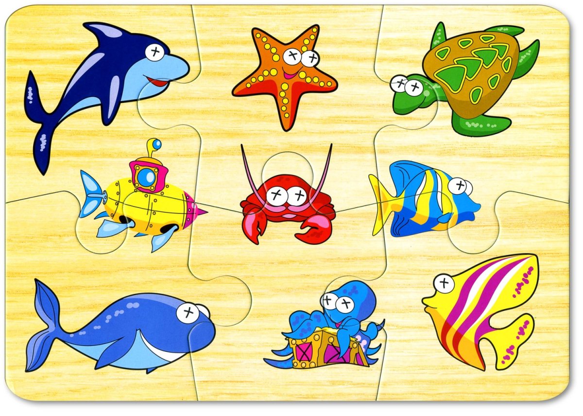 Пазл с морскими животными