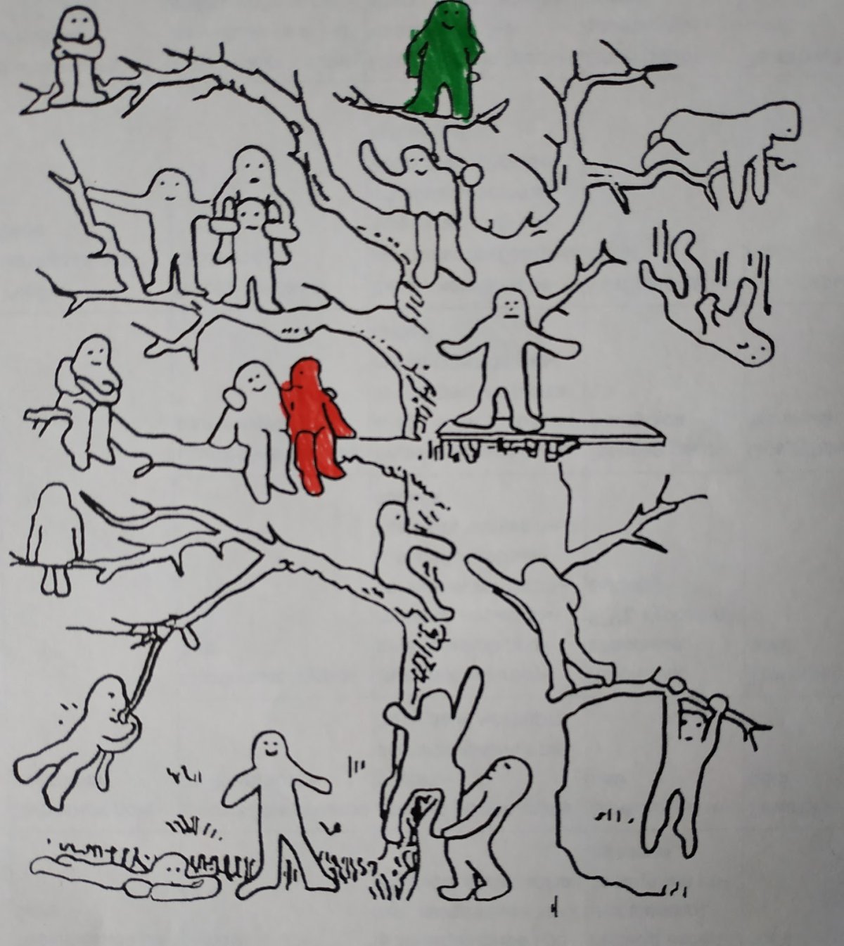 Человечек из дерева